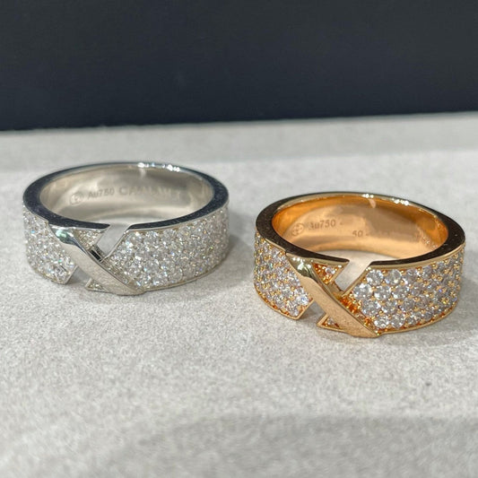 [⭐Mirelle]LIENS EVIDENCE  DIAMOND PAVED RING
