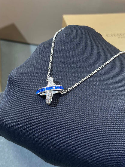 [⭐Mirelle]LIENS DIAMOND SILVER NECKLACE