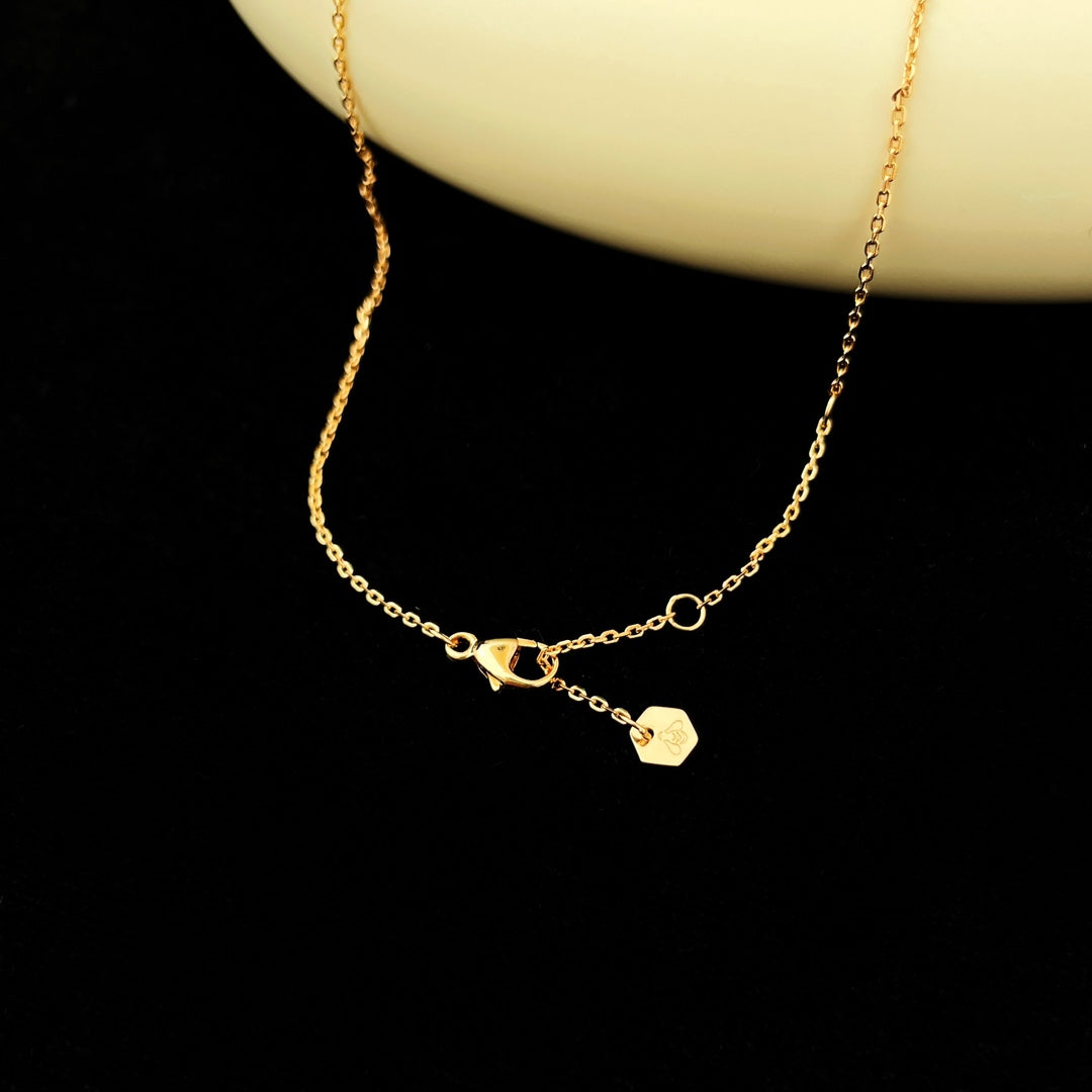 [⭐Mirelle]BEE MINI PEDANT DIAMOND NECKLACE