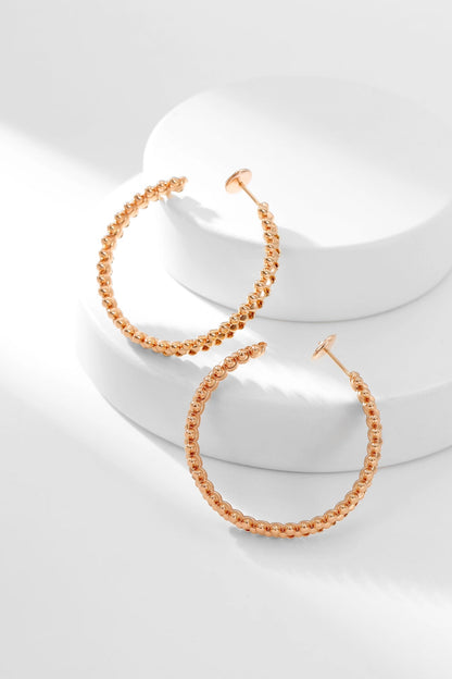 [⭐Mirelle]CLASH HOOP EARRINGS