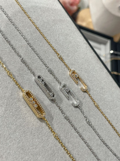 [⭐Mirelle]BABY MOVE DIAMOND BRACELET