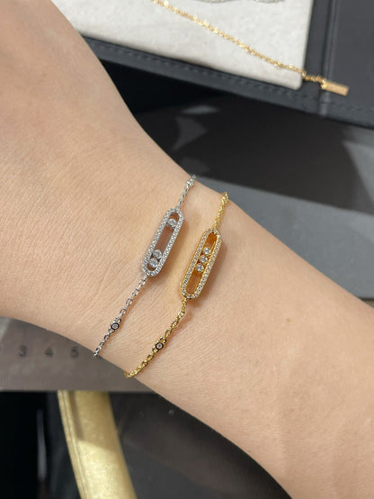 [⭐Mirelle]BABY MOVE DIAMOND BRACELET