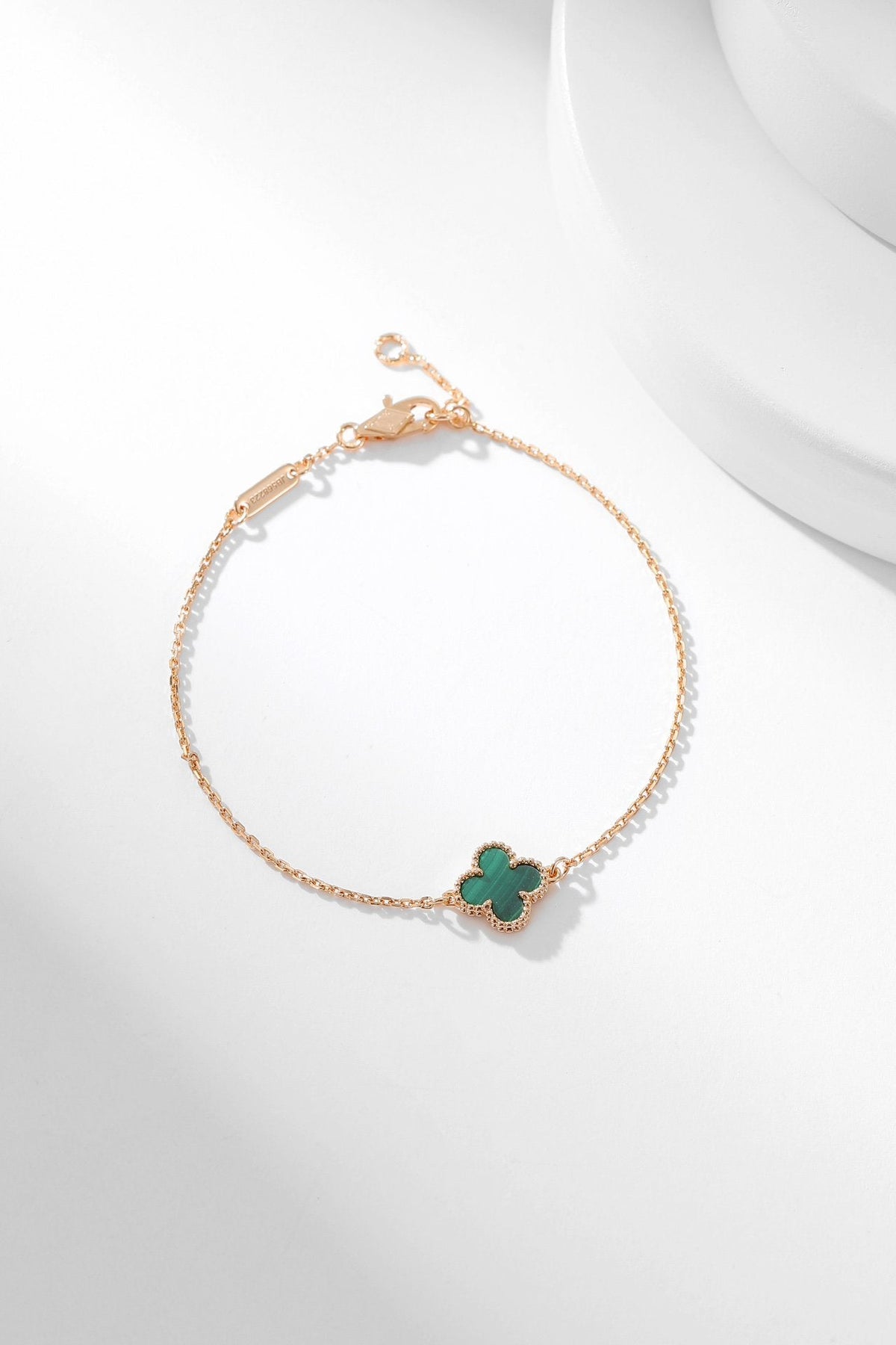 [⭐Mirelle]CLOVER BRACELET MALACHITE 1 MOTIF