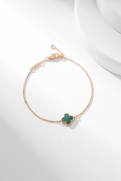 [⭐Mirelle]CLOVER BRACELET MALACHITE 1 MOTIF