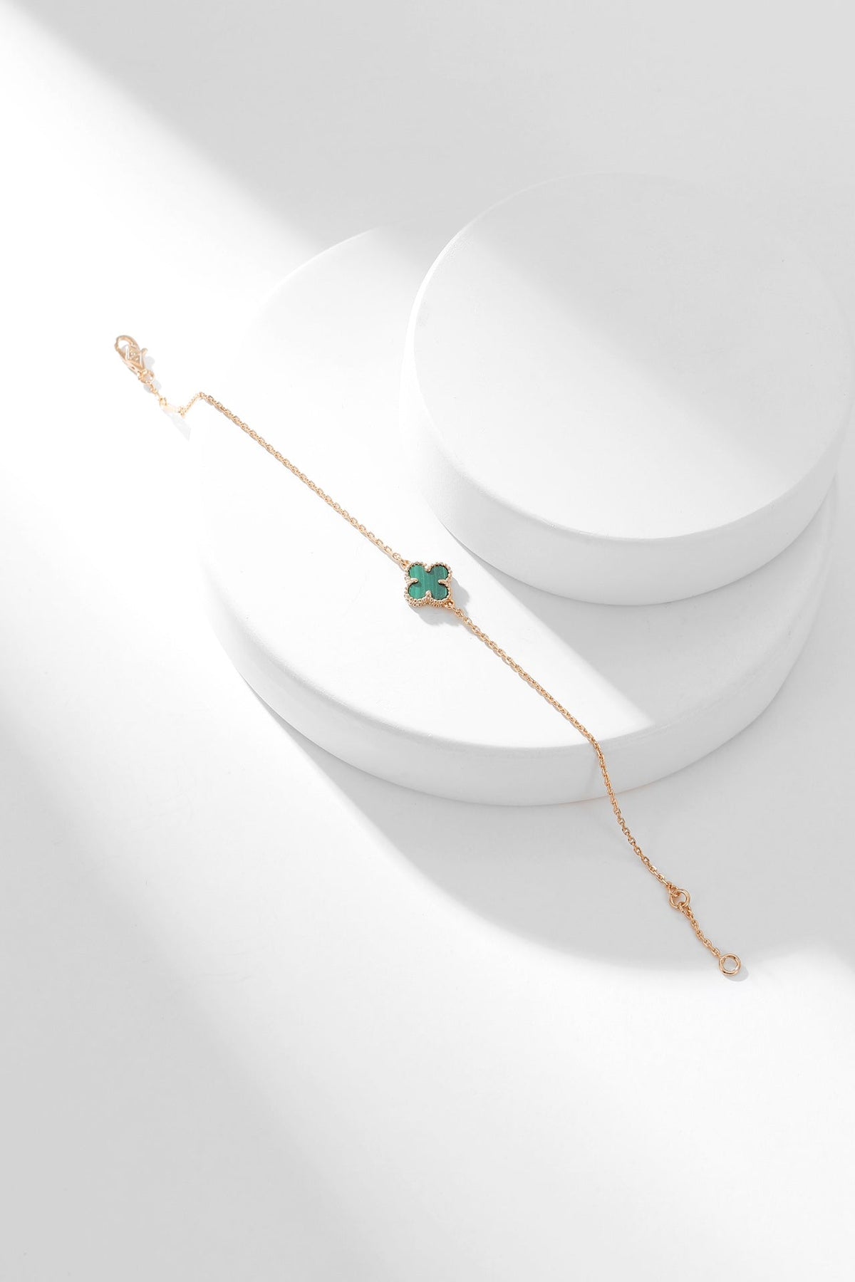 [⭐Mirelle]CLOVER BRACELET MALACHITE 1 MOTIF