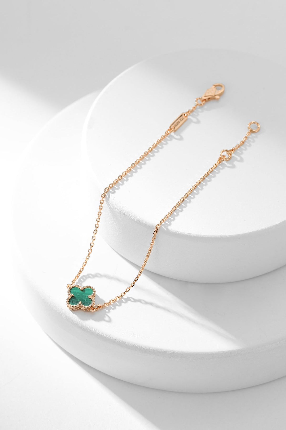 [⭐Mirelle]CLOVER BRACELET MALACHITE 1 MOTIF