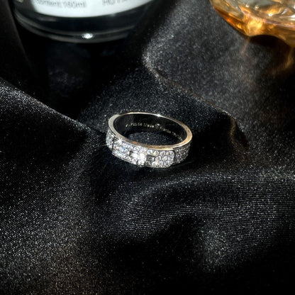[⭐Mirelle]KELLY SILVER DIAMOND RING
