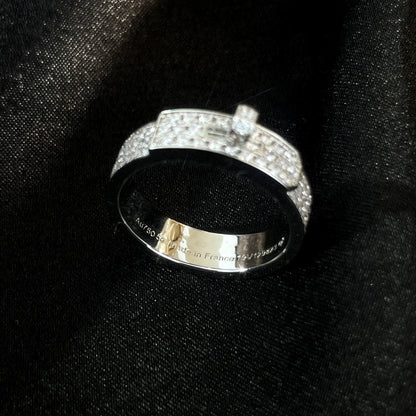 [⭐Mirelle]KELLY SILVER DIAMOND RING