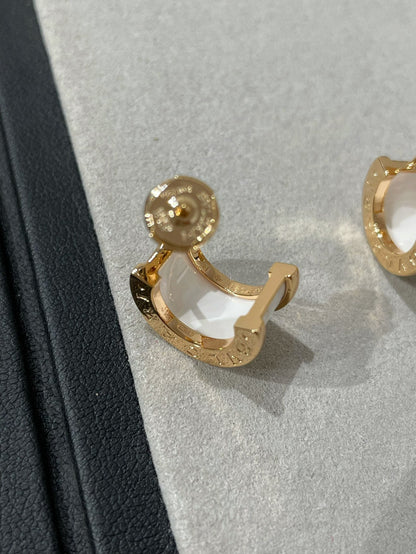 [⭐Mirelle]ZERO 1 PINK GOLD CERAMIC EARRINGS