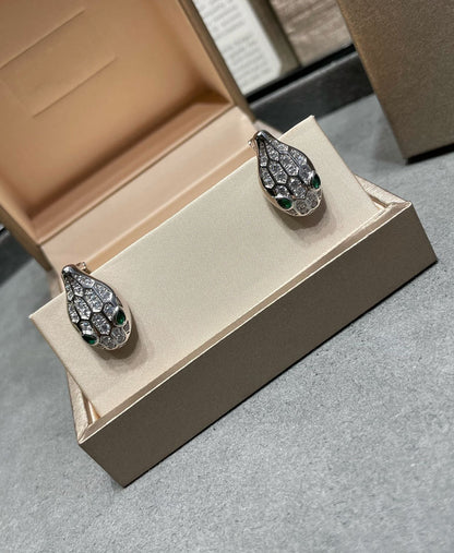 [⭐Mirelle]SERPENT DIAMOND STUD EARRINGS
