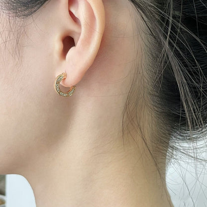 [⭐Mirelle]LOVE DIAMOND EARRINGS