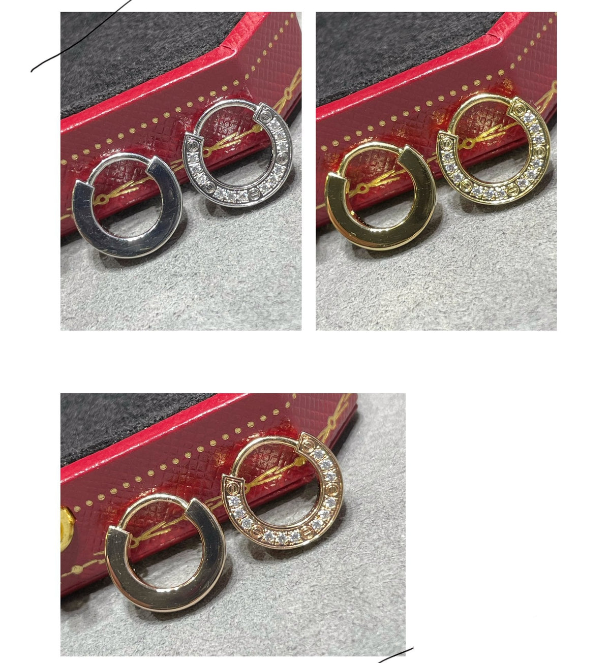 [⭐Mirelle]LOVE DIAMOND EARRINGS