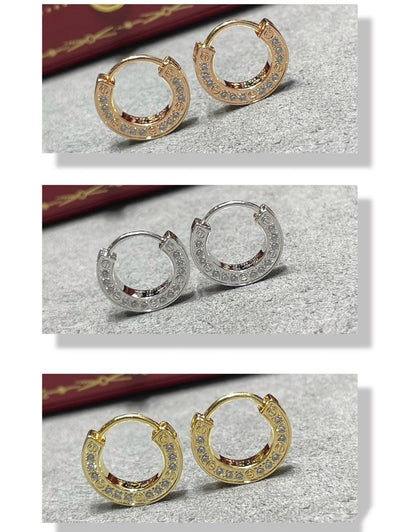 [⭐Mirelle]LOVE DIAMOND EARRINGS