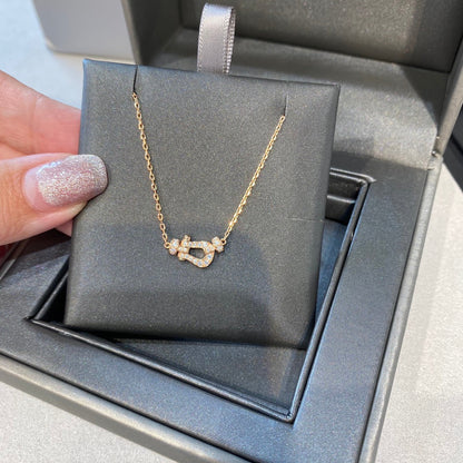 [⭐Mirelle]FORCE 10 DIAMOND PINK GOLD NECKLACE MINI MODEL