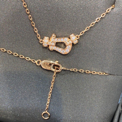 [⭐Mirelle]FORCE 10 DIAMOND PINK GOLD NECKLACE MINI MODEL