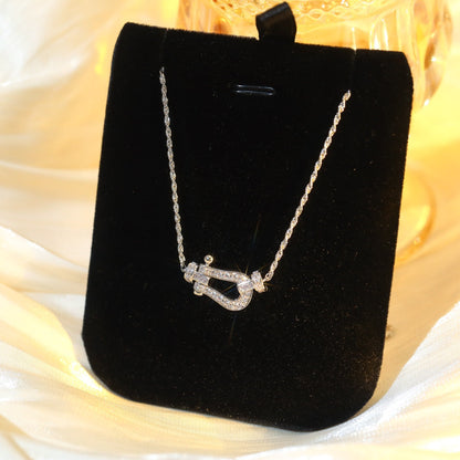 [⭐Mirelle]FORCE 10 DIAMOND SILVER NECKLACE MINI MODEL