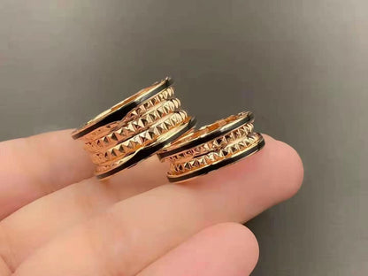 [⭐Mirelle]ZERO 1 ROCK BLACK CERAMIC PINK GOLD LARGE MODEL