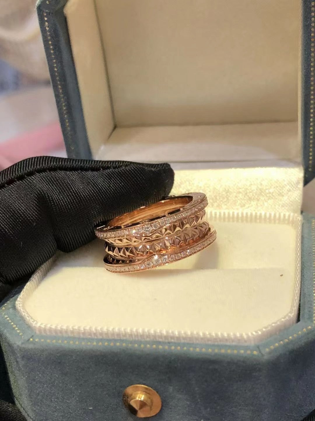 [⭐Mirelle]ZERO 1 ROCK DIAMOND PINK GOLD