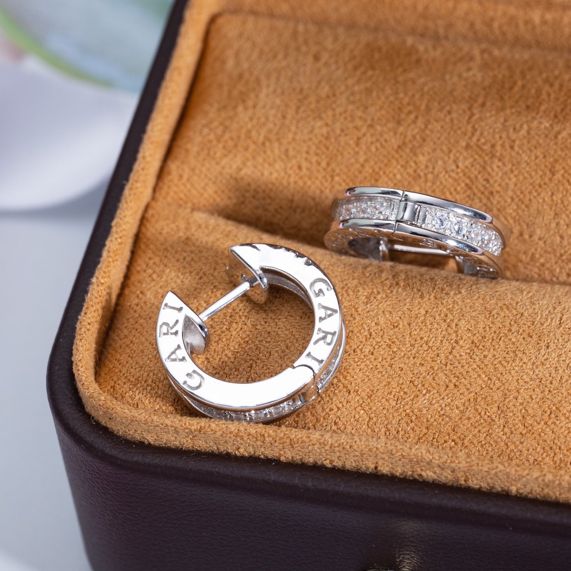 [⭐Mirelle]ZERO 1 MINI SILVER DIAMOND EARRINGS