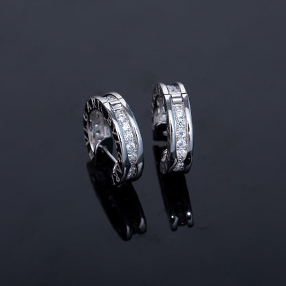 [⭐Mirelle]ZERO 1 MINI SILVER DIAMOND EARRINGS