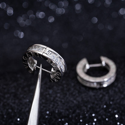 [⭐Mirelle]ZERO 1 MINI SILVER DIAMOND EARRINGS