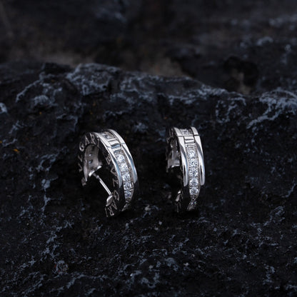 [⭐Mirelle]ZERO 1 MINI SILVER DIAMOND EARRINGS