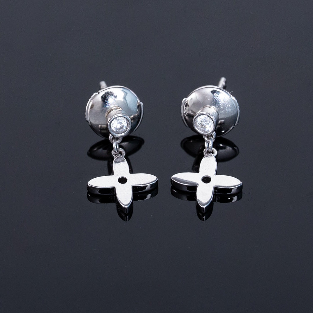 [⭐Mirelle]VIDYLLE SILVER DIAMOND MINI DROP EARRINGS