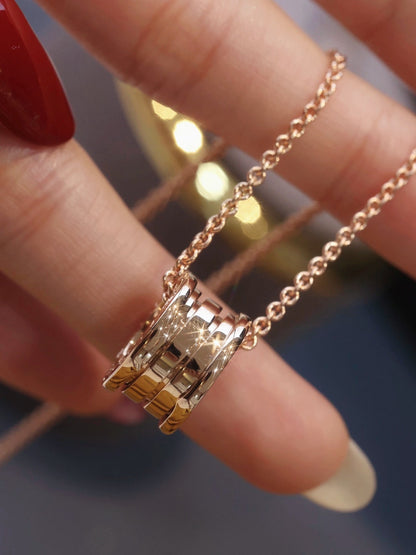 [⭐Mirelle]ZERO 1 PINK GOLD NECKLACE