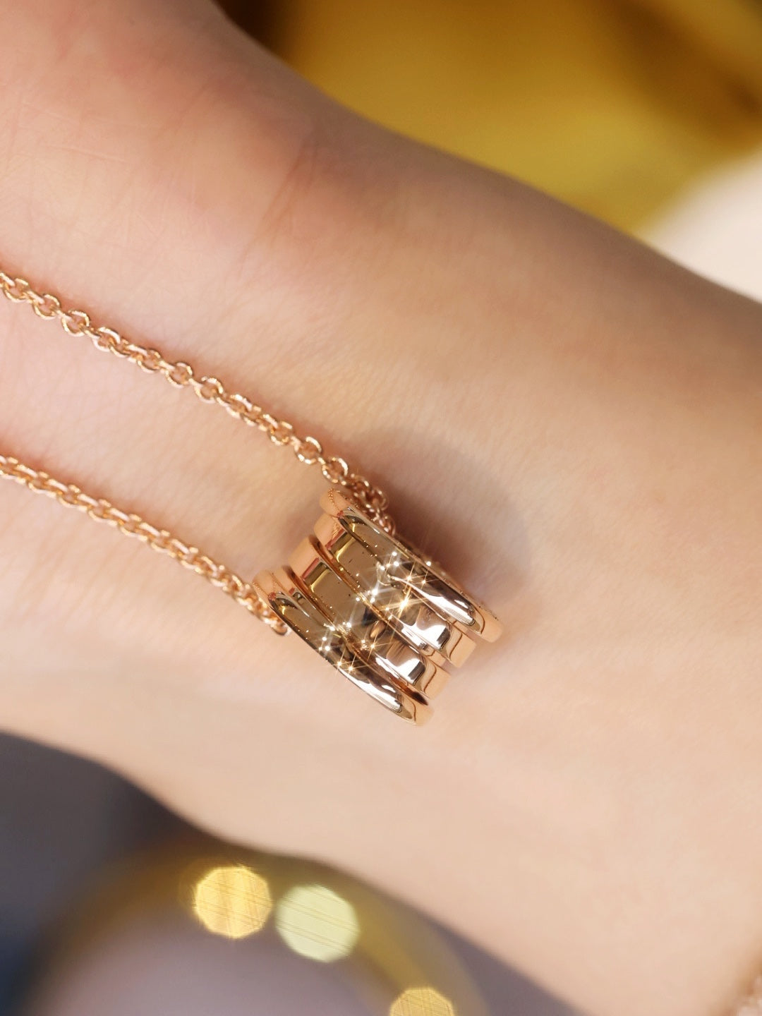 [⭐Mirelle]ZERO 1 PINK GOLD NECKLACE