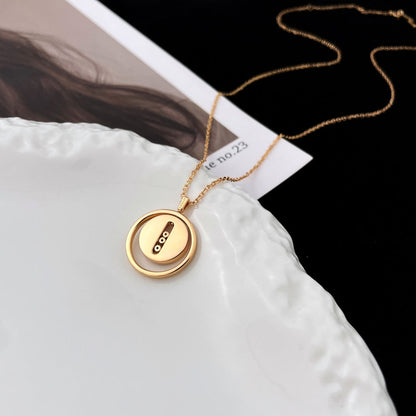[⭐Mirelle]Demo MOVE MOP PINK GOLD NECKLACE