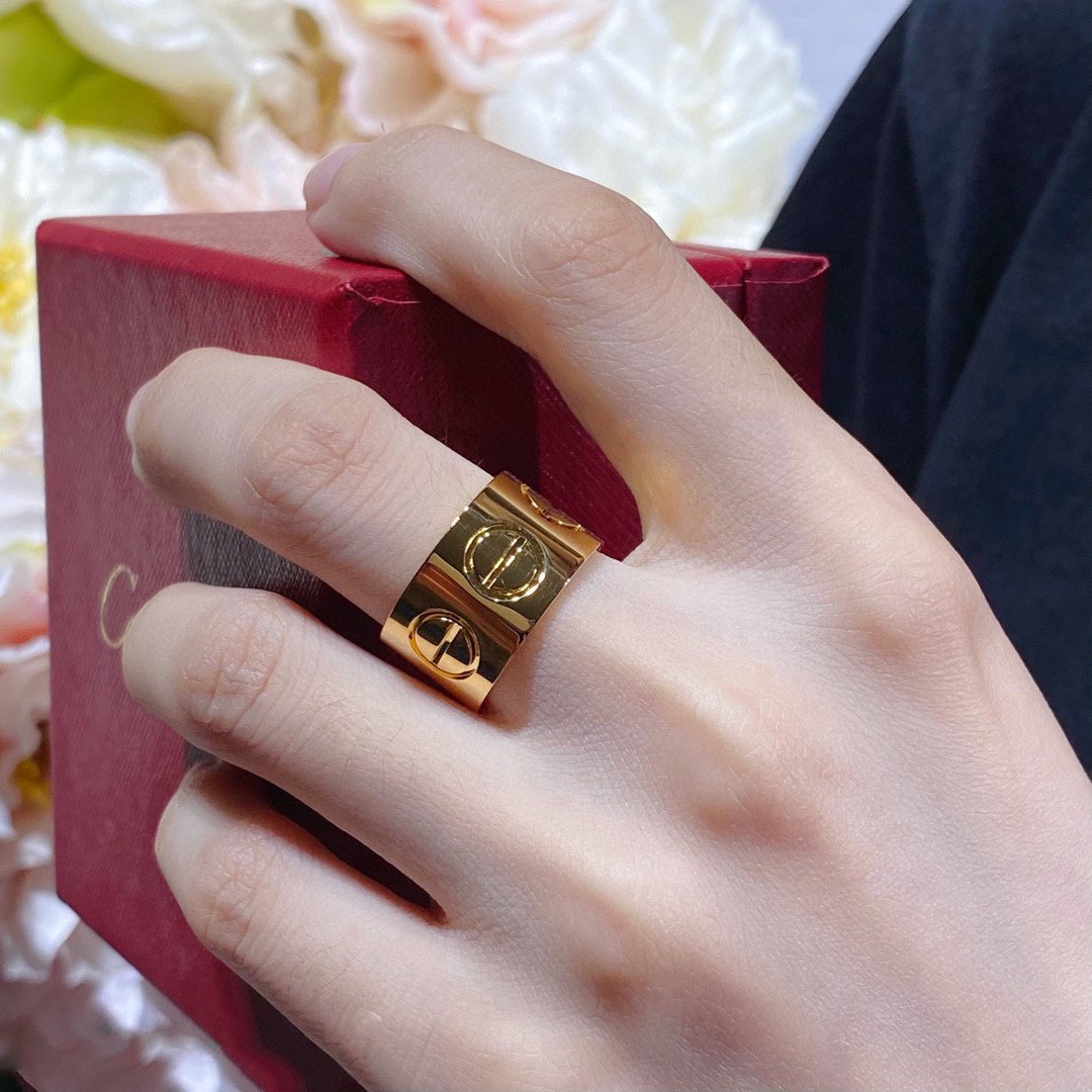 [⭐Mirelle]LOVE 11MM LARGE RING