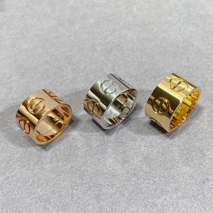 [⭐Mirelle]LOVE 11MM LARGE RING