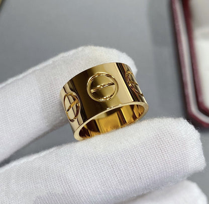 [⭐Mirelle]LOVE 11MM LARGE RING