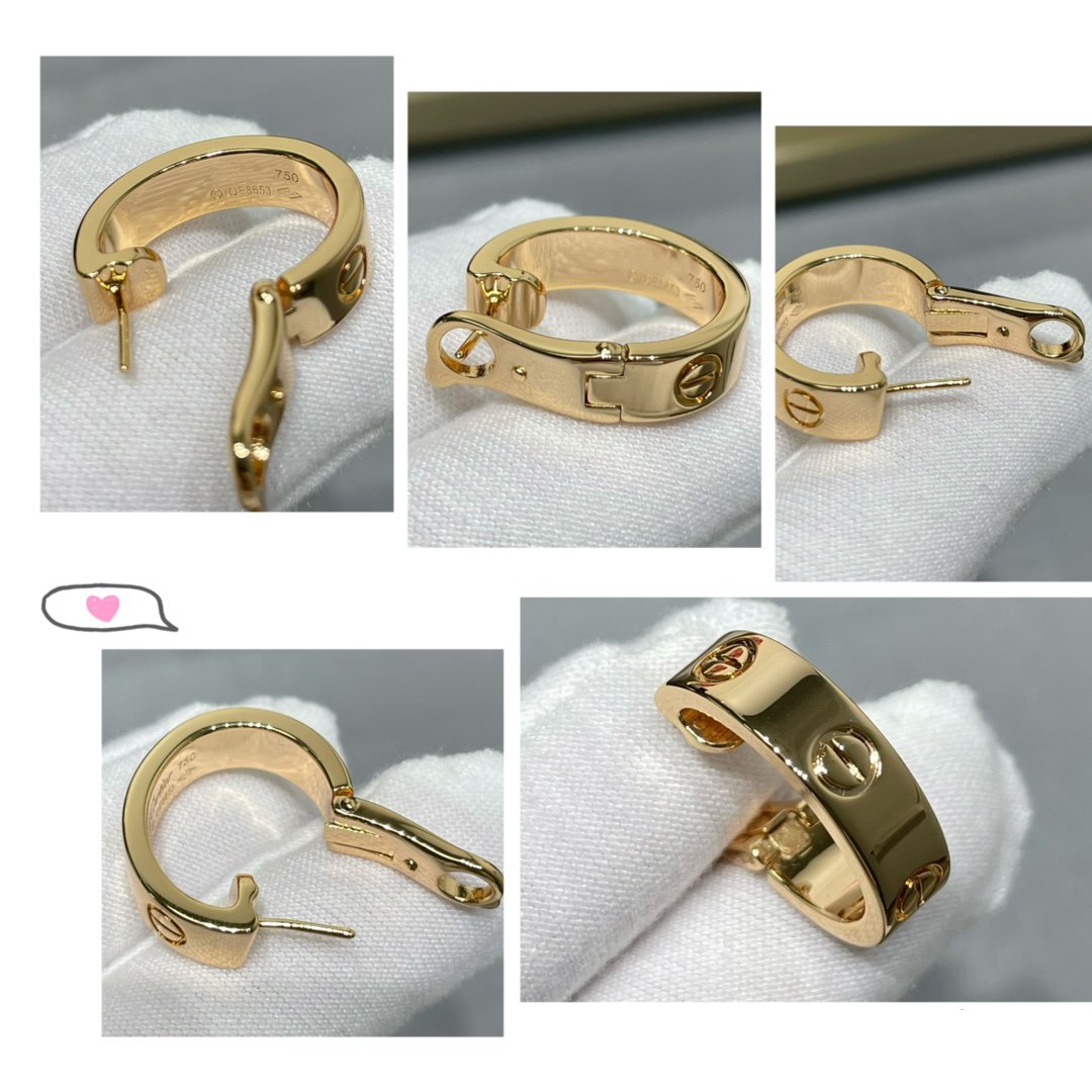 [⭐Mirelle]LOVE 5.5MM EARRINGS
