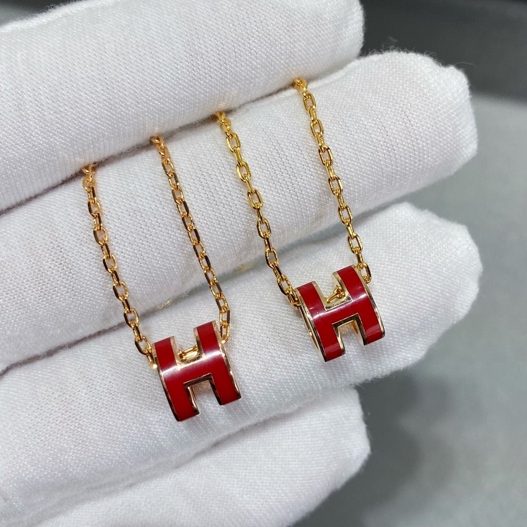 [⭐Mirelle]MINI POP H NECKLACE