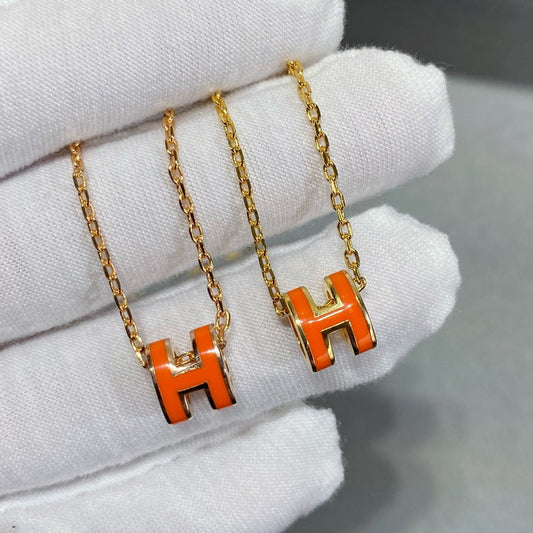 [⭐Mirelle]MINI POP H NECKLACE