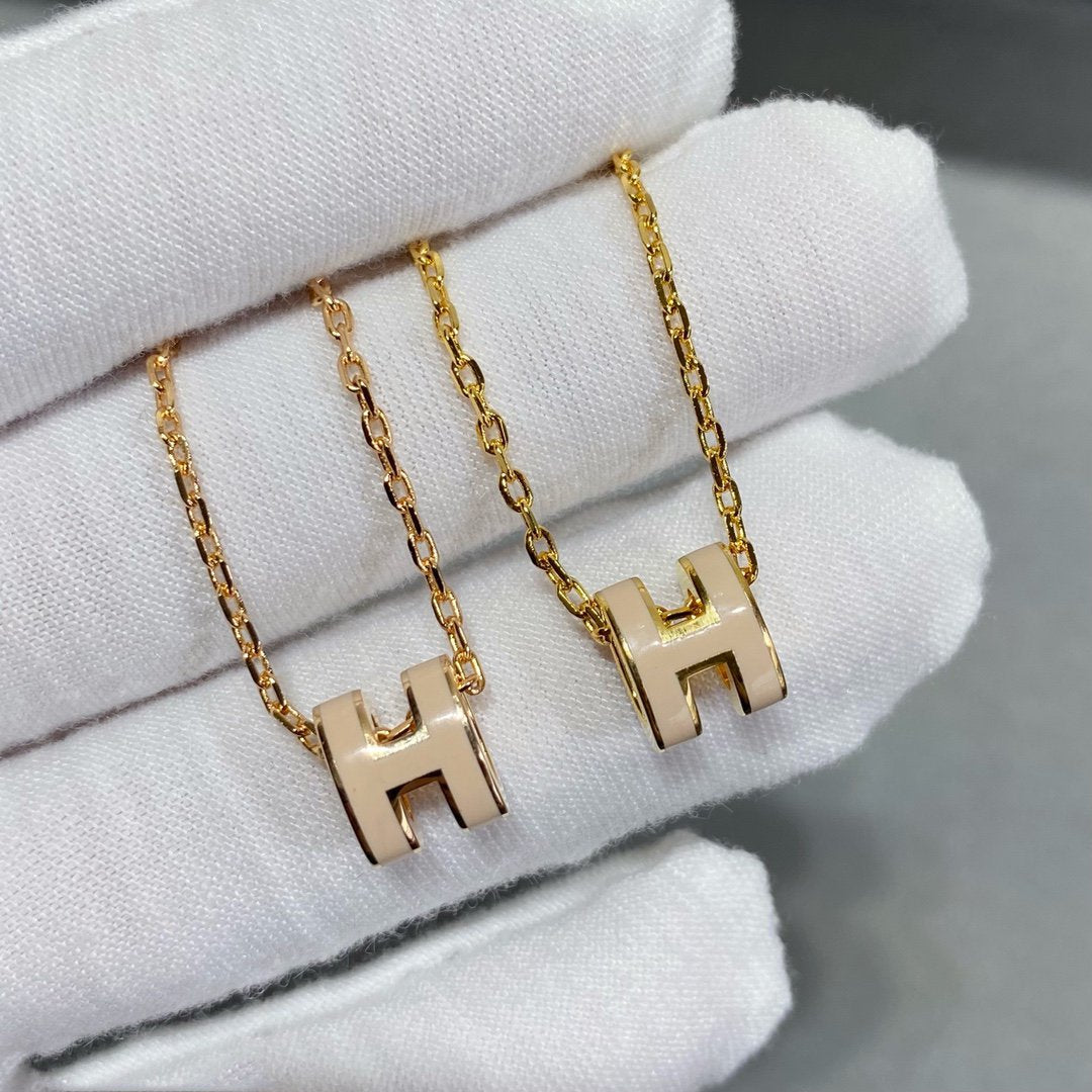 [⭐Mirelle]MINI POP H NECKLACE