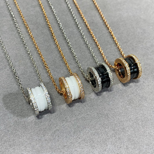 [⭐Mirelle]ZERO 1 DIAMOND CERAMIC NECKLACE