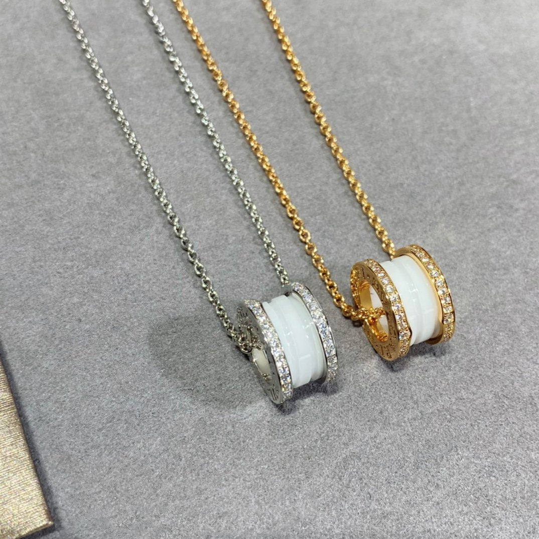 [⭐Mirelle]ZERO 1 DIAMOND CERAMIC NECKLACE