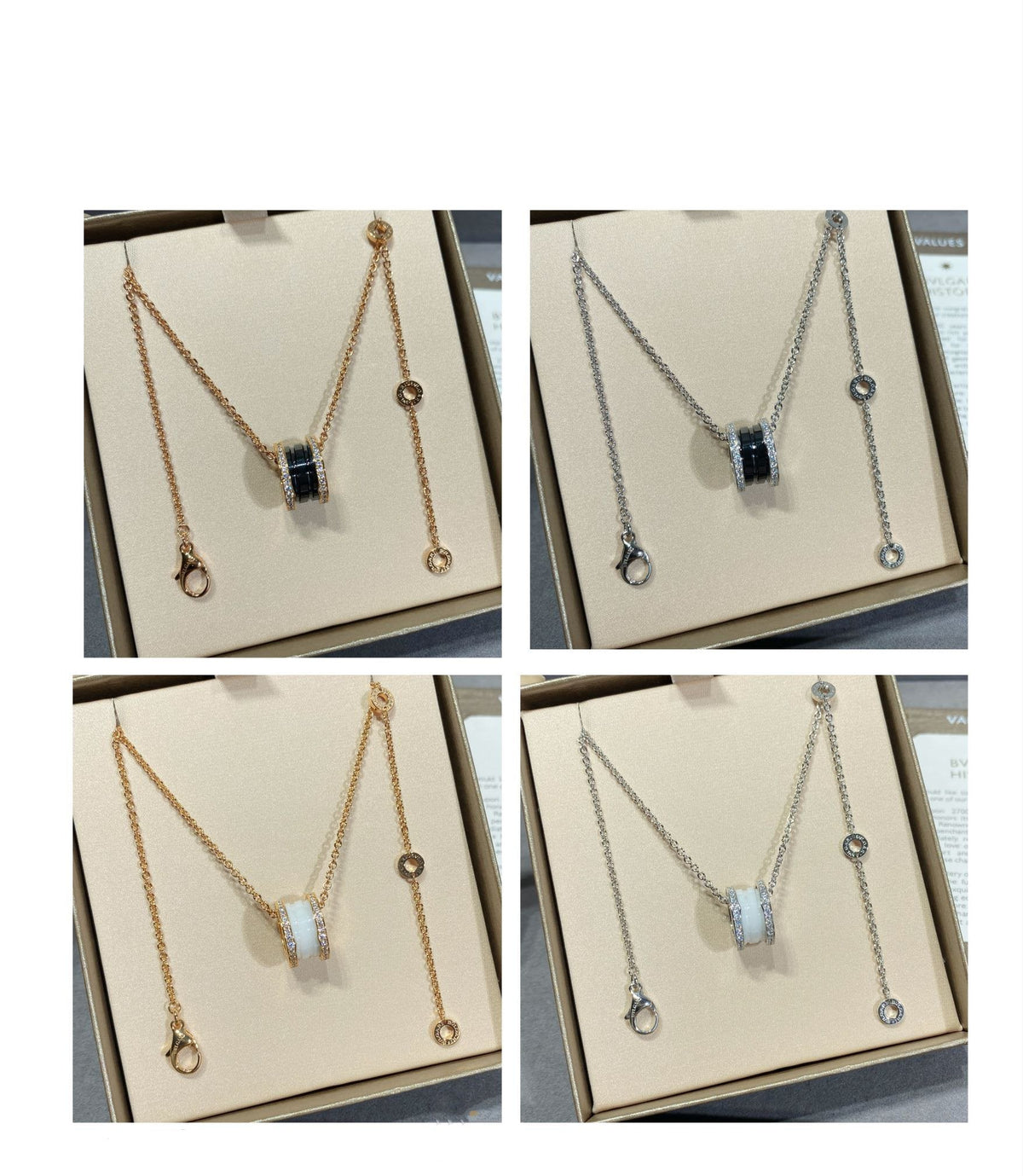 [⭐Mirelle]ZERO 1 DIAMOND CERAMIC NECKLACE