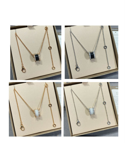 [⭐Mirelle]ZERO 1 DIAMOND CERAMIC NECKLACE