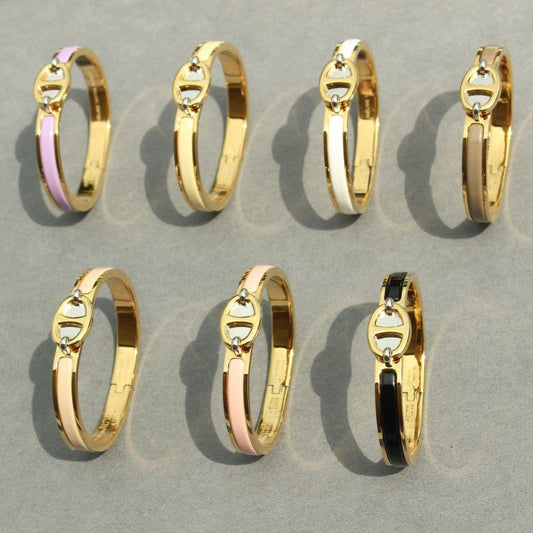 [⭐Mirelle]CLIC CHAINE GOLD BRACELET