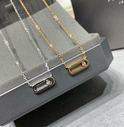 [⭐Mirelle]MOVE UNO DIAMOND NECKLACE