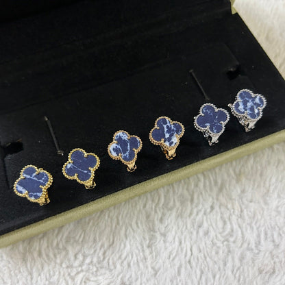 [⭐Mirelle]CLOVER PIETERSITE MEDIUM STUD EARRINGS