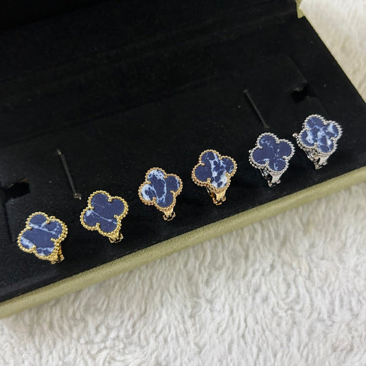 [⭐Mirelle]CLOVER PIETERSITE MEDIUM STUD EARRINGS