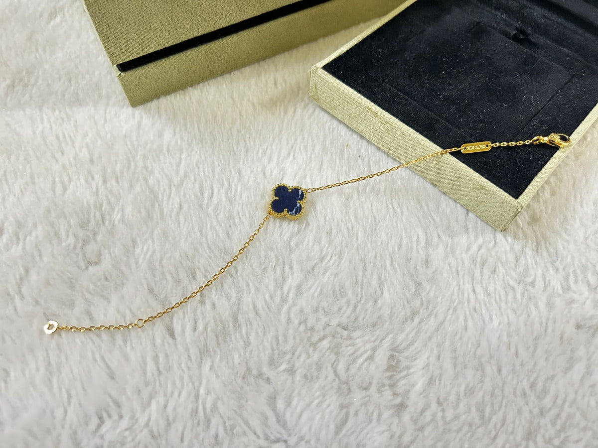 [⭐Mirelle]CLOVER 1 MOTIF PIETERSITE BRACELET
