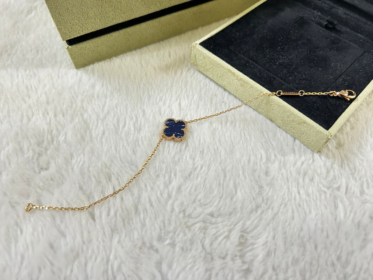 [⭐Mirelle]CLOVER 1 MOTIF PIETERSITE BRACELET