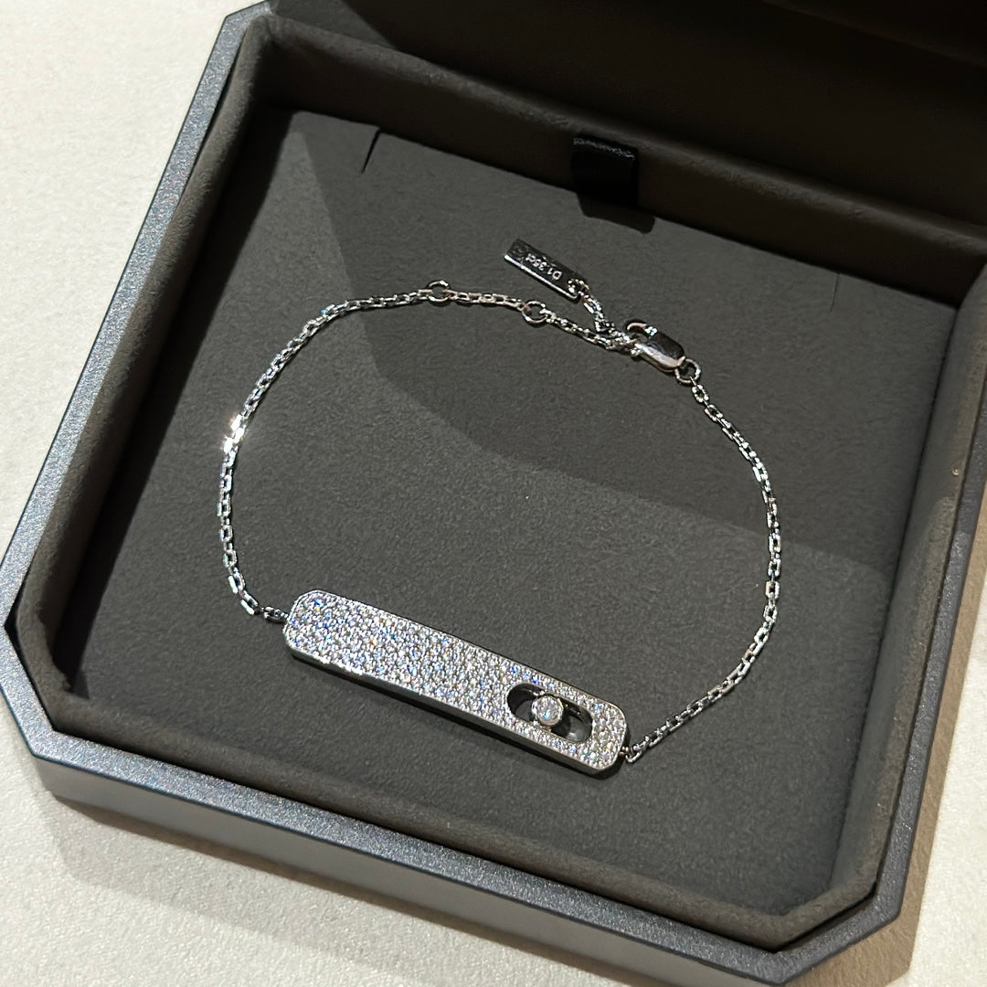 [⭐Mirelle]MOVE CLASSIQUE DIAMOND PAVED BRACELET