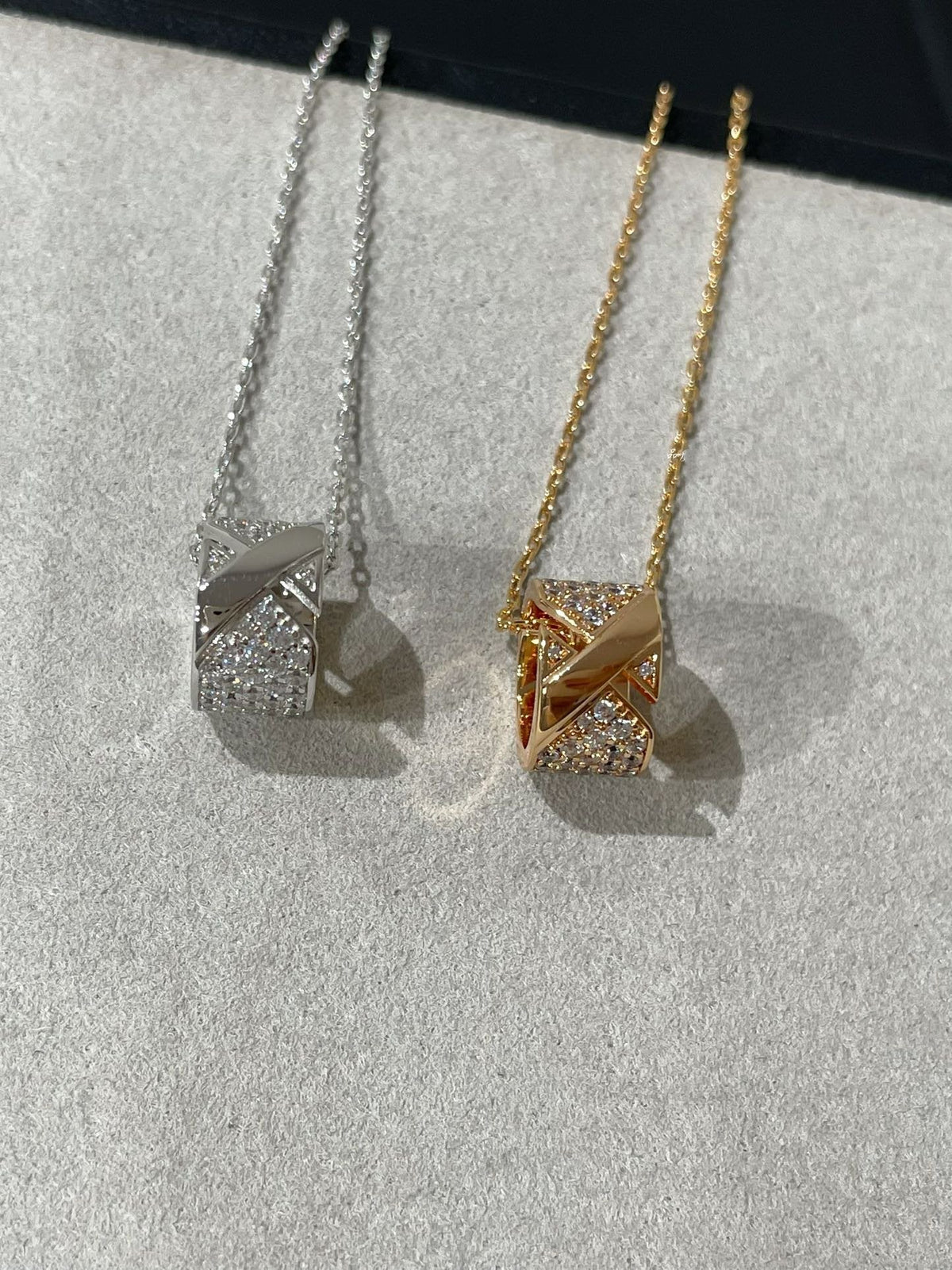 [⭐Mirelle]LIENS EVIDENCE DIAMOND PAVED NECKLACE
