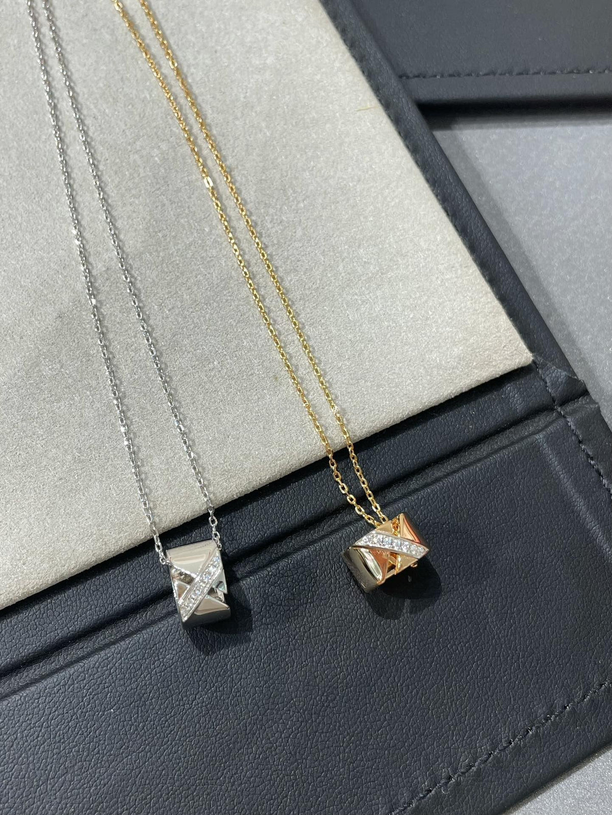 [⭐Mirelle]LIENS EVIDENCE DIAMOND NECKLACE